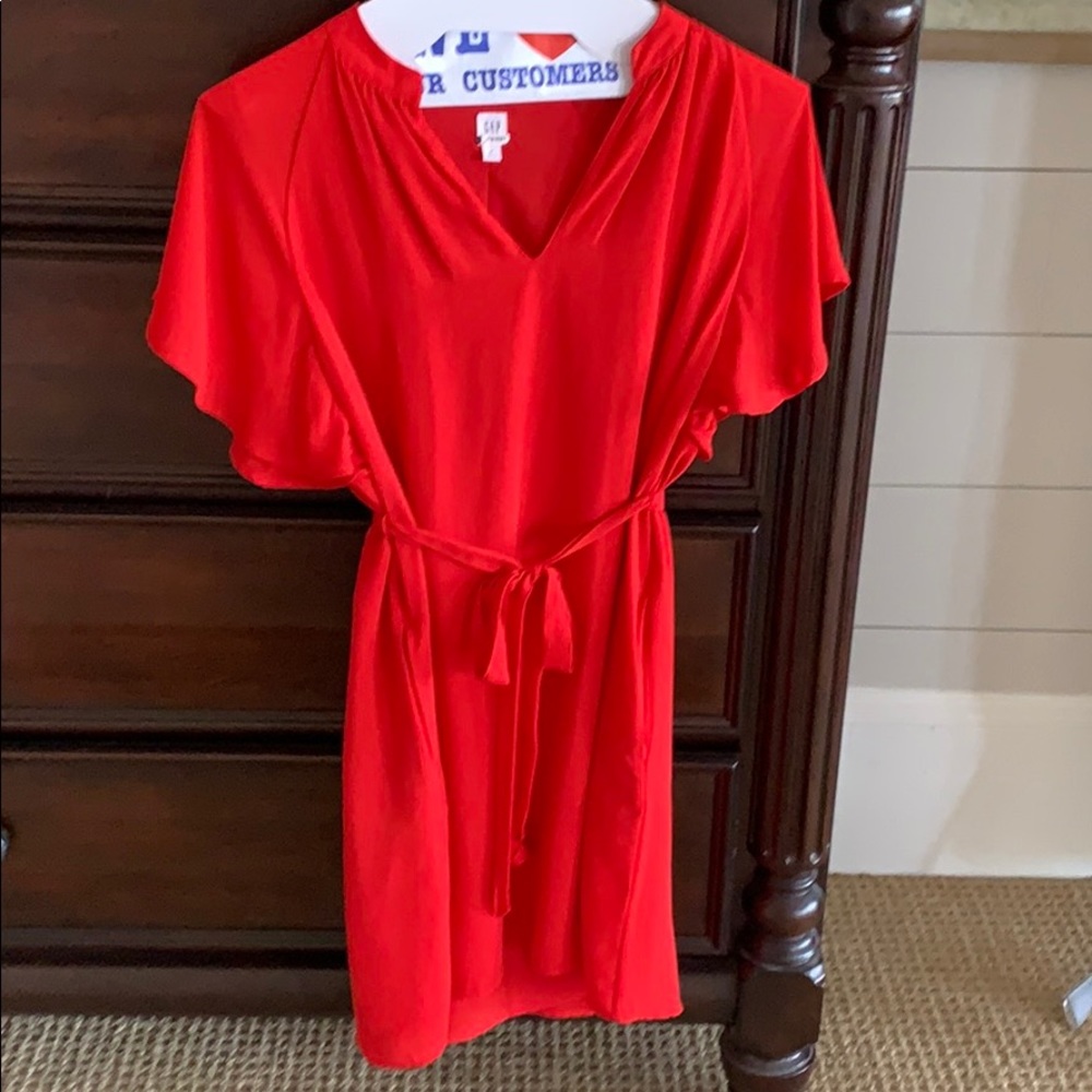 Gap belted dress with pockets